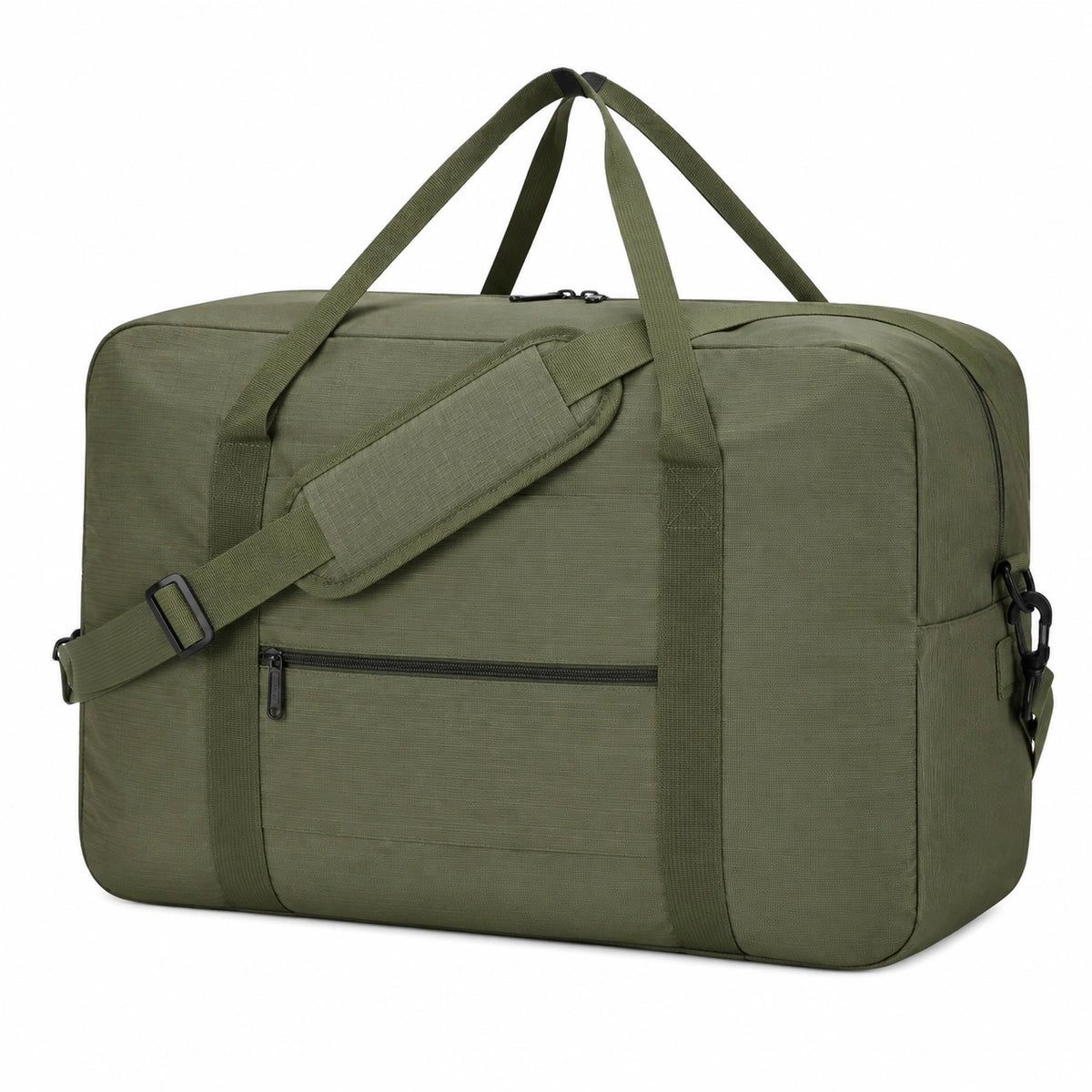 Bolsa de viaje 55 x 30 x 30 cm de poliéster verde con correa ajustable